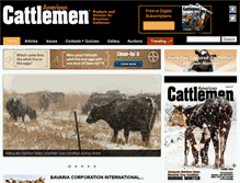 Tablet Screenshot of americancattlemen.com